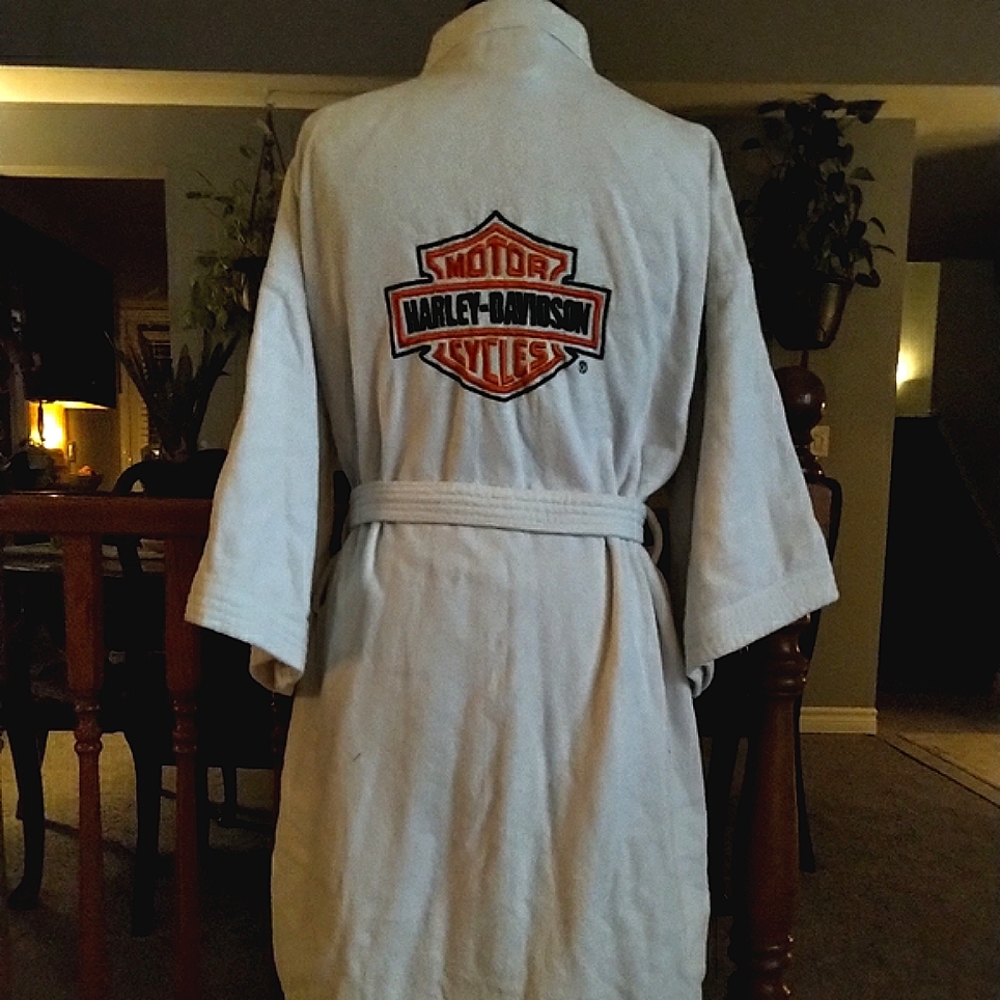 Harley Davidson Unisex Terry Robe